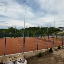 Gard Teren Tenis cu Plasa Impletita