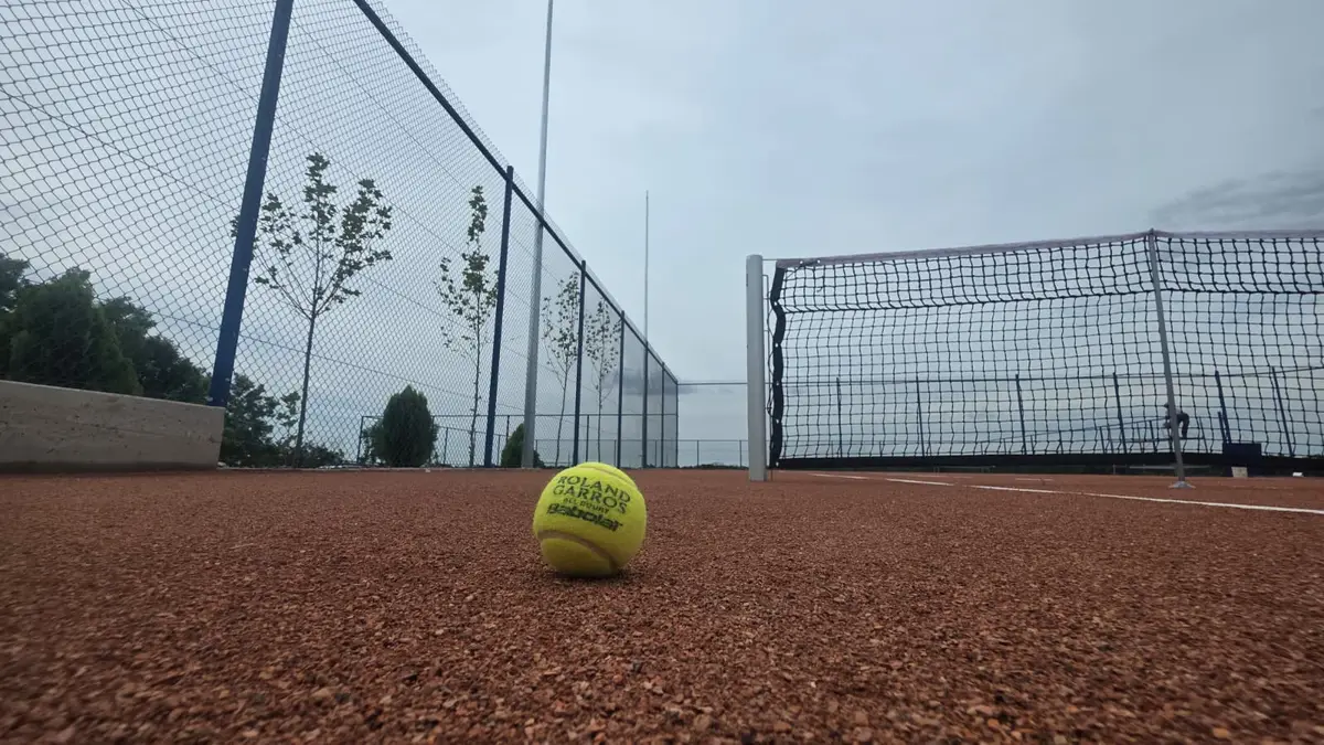 Gard Teren Tenis cu Plasa Impletita