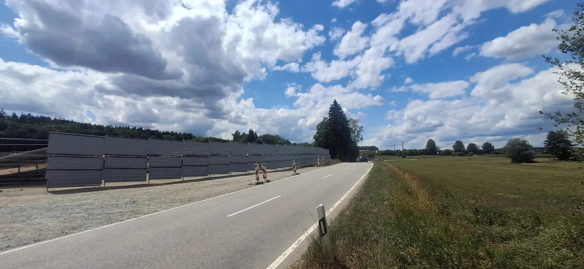 Imprejmuire parc fotovoltaic germania