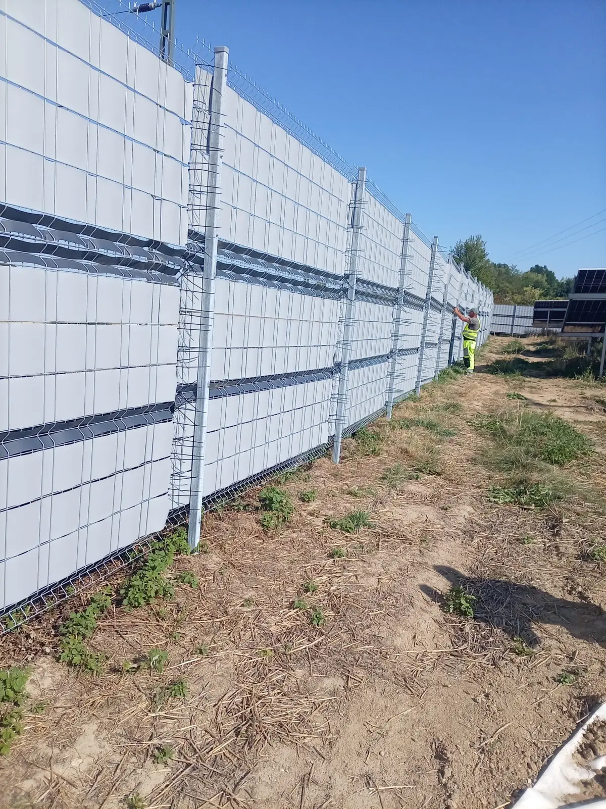 Imprejmuire parc fotovoltaic germania