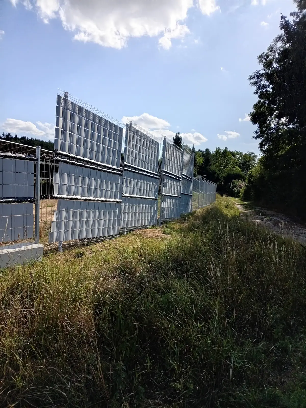 Imprejmuire parc fotovoltaic germania
