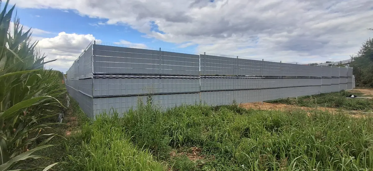 Imprejmuire parc fotovoltaic germania