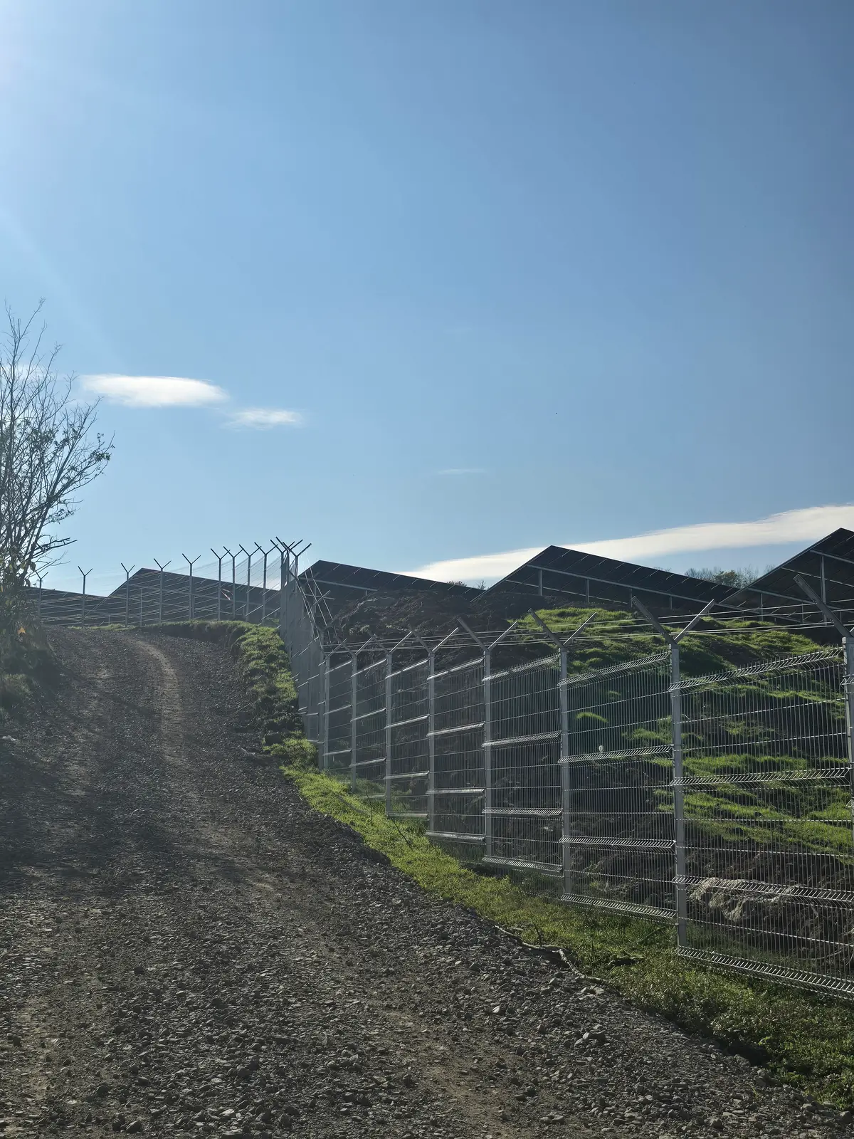 Gard bordurat zincat parc fotovoltaic waldevar