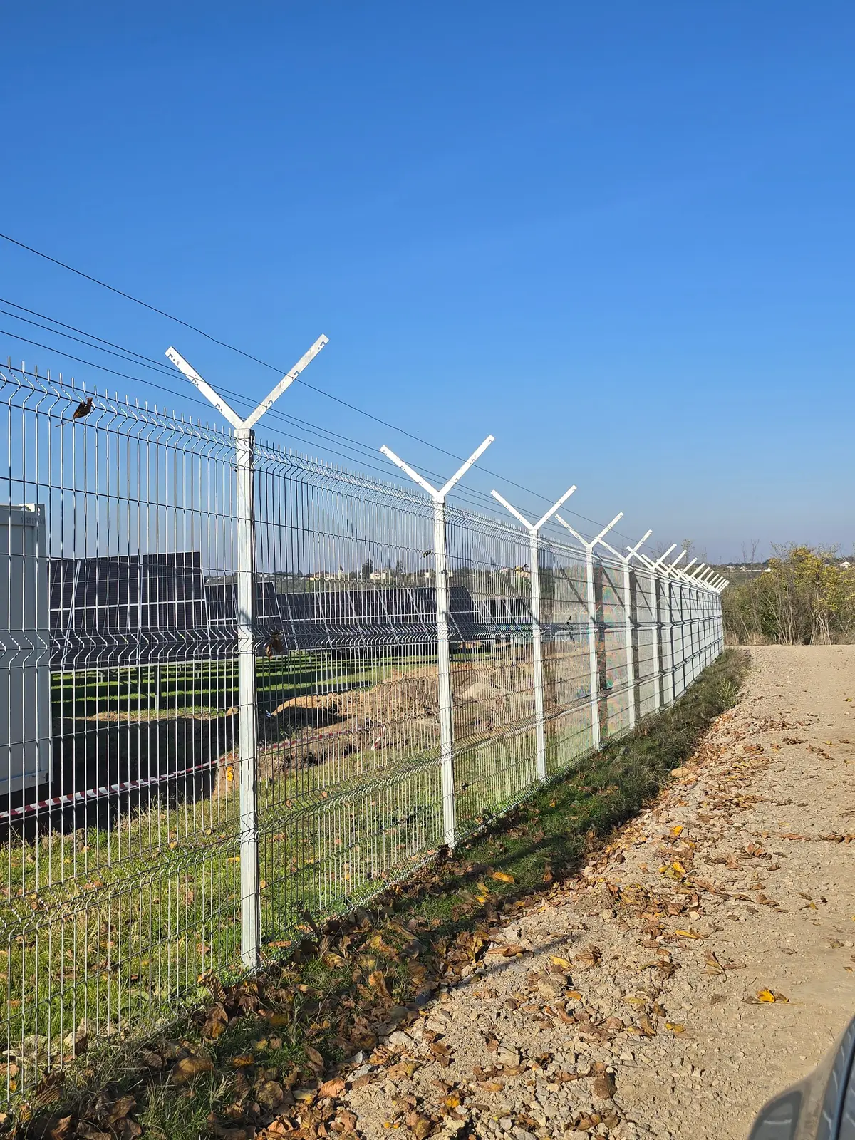 Gard bordurat zincat parc fotovoltaic waldevar