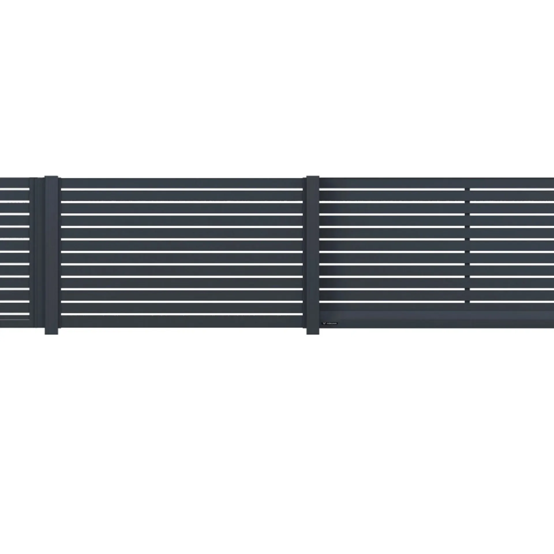 Panou Rezidential Aluminiu AL.101. Panou de gard din aluminiu cu aspect modern. Confectionat dintr-un material premium, acest gard este menit sa isi pastreze aspectul impecabil pentru o lunga durata de timp. Alege acum o imprejmuire completa din aluminiu!